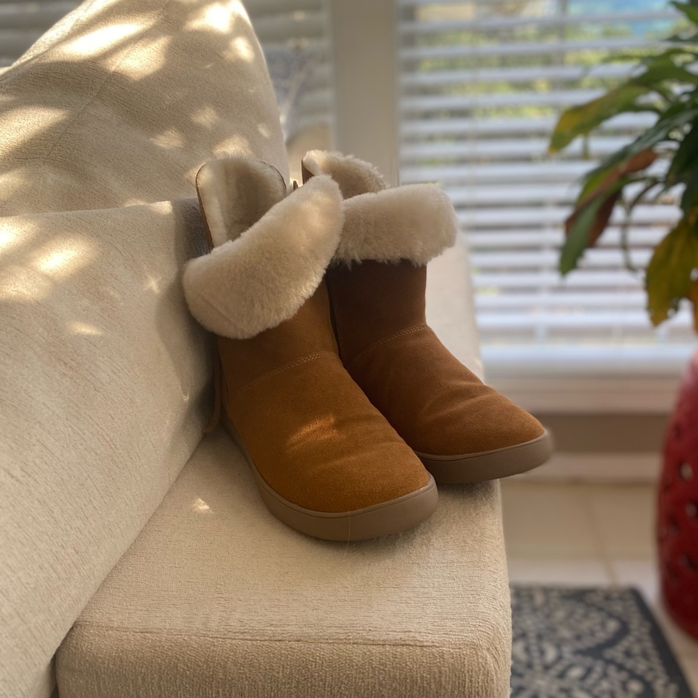 Camel color boots